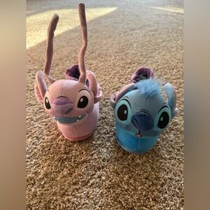 Disney Stitch Plush Toy with Purple and Blue Accents
